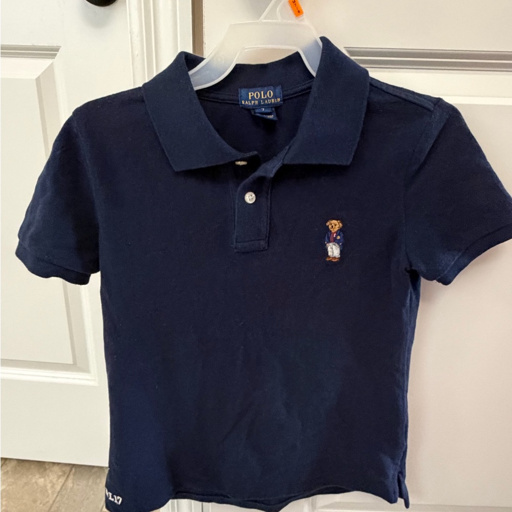 Polo by Ralph Lauren Navy Kids Polo with Bear